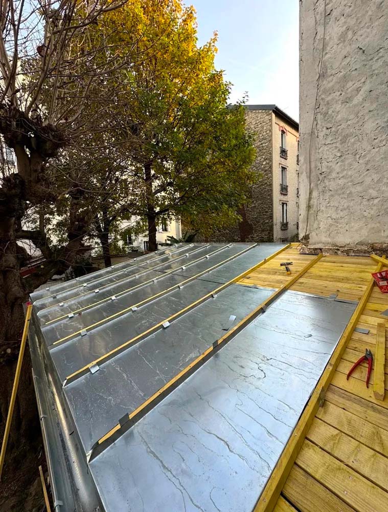 Chantier de rénovation toiture réalisé pour Lionel L. à Toulouse